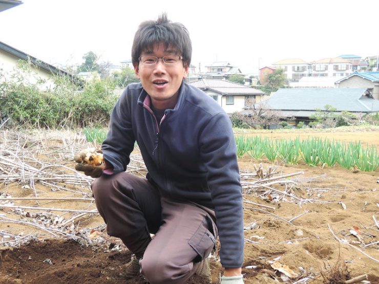「どんなにダメなキクイモも、畑に放置しておけないんです。選別場に持って行ってわけないと、あっという間にタネイモになって繁殖してしまう」