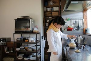 インタビューの前にありがたいおもてなし。まるでカフェの取材？　おいしいコーヒーをごちそうさまでした