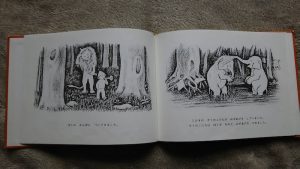 もりのなかの木々を見ていると、本物の森を思い出してしまいます